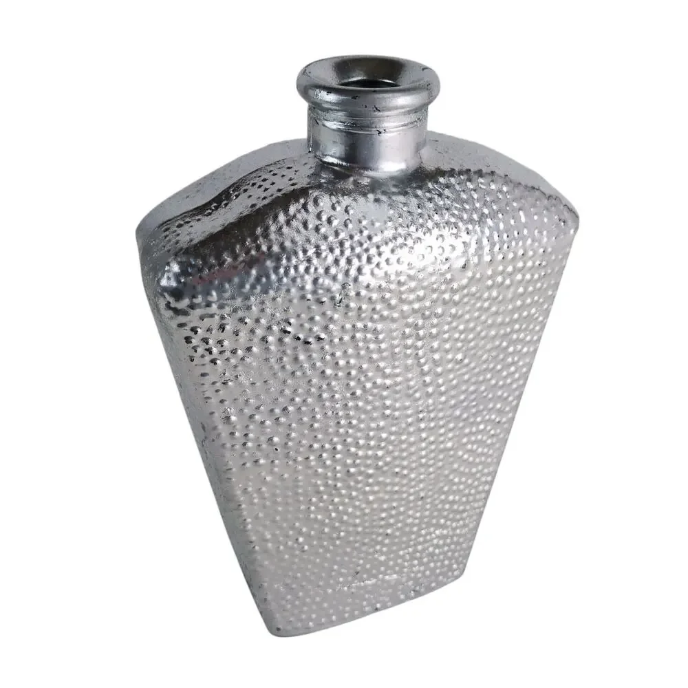 Vtg Metallic‎ Silver 8